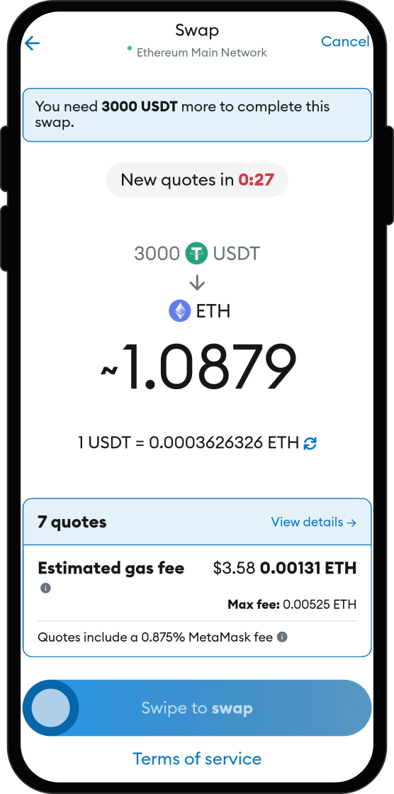 Swap Your USDT for GreenTrust